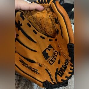 Wilson A350 Tan and Black Baseball Glove
